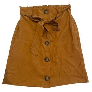 Mi Ami Khaki Brown Skirt (S)
